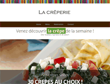 Tablet Screenshot of creperie-pessac.com